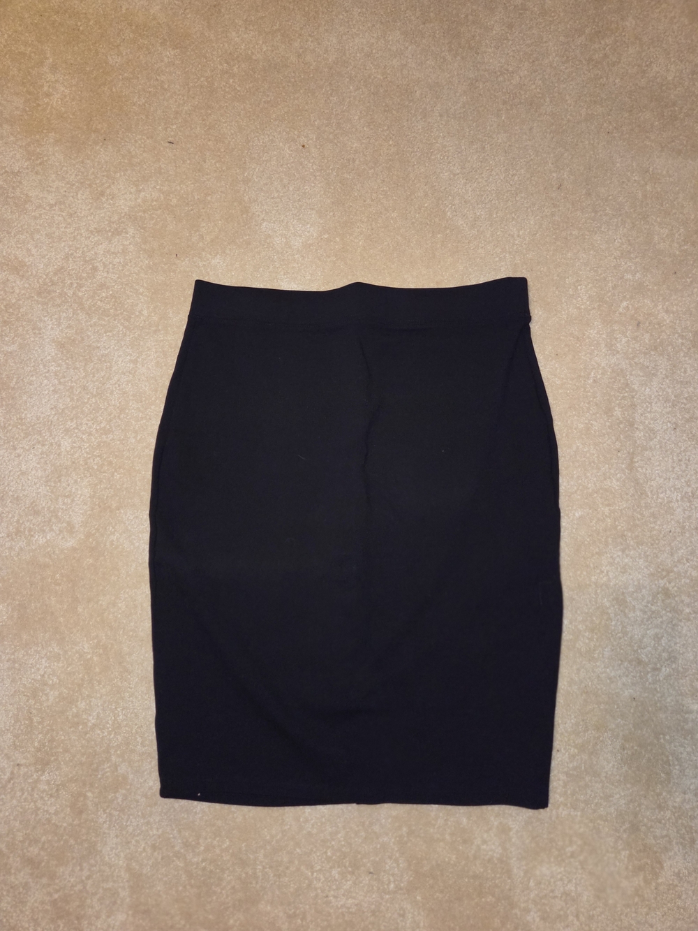 iris Black Stretch Pencil Skirt